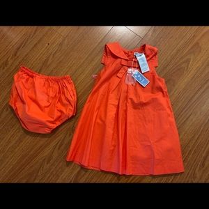Jacadi Paris 24 month dress and matching bloomers